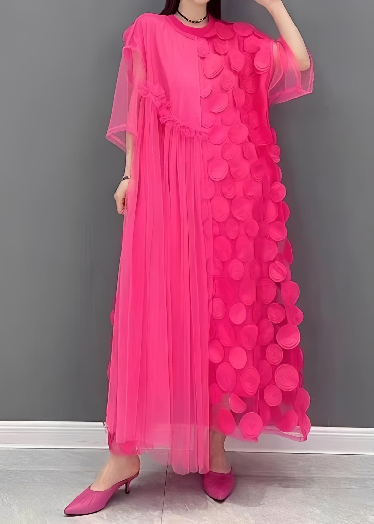 Hanna - Elegantes asymmetrisches Kleid für Frauen