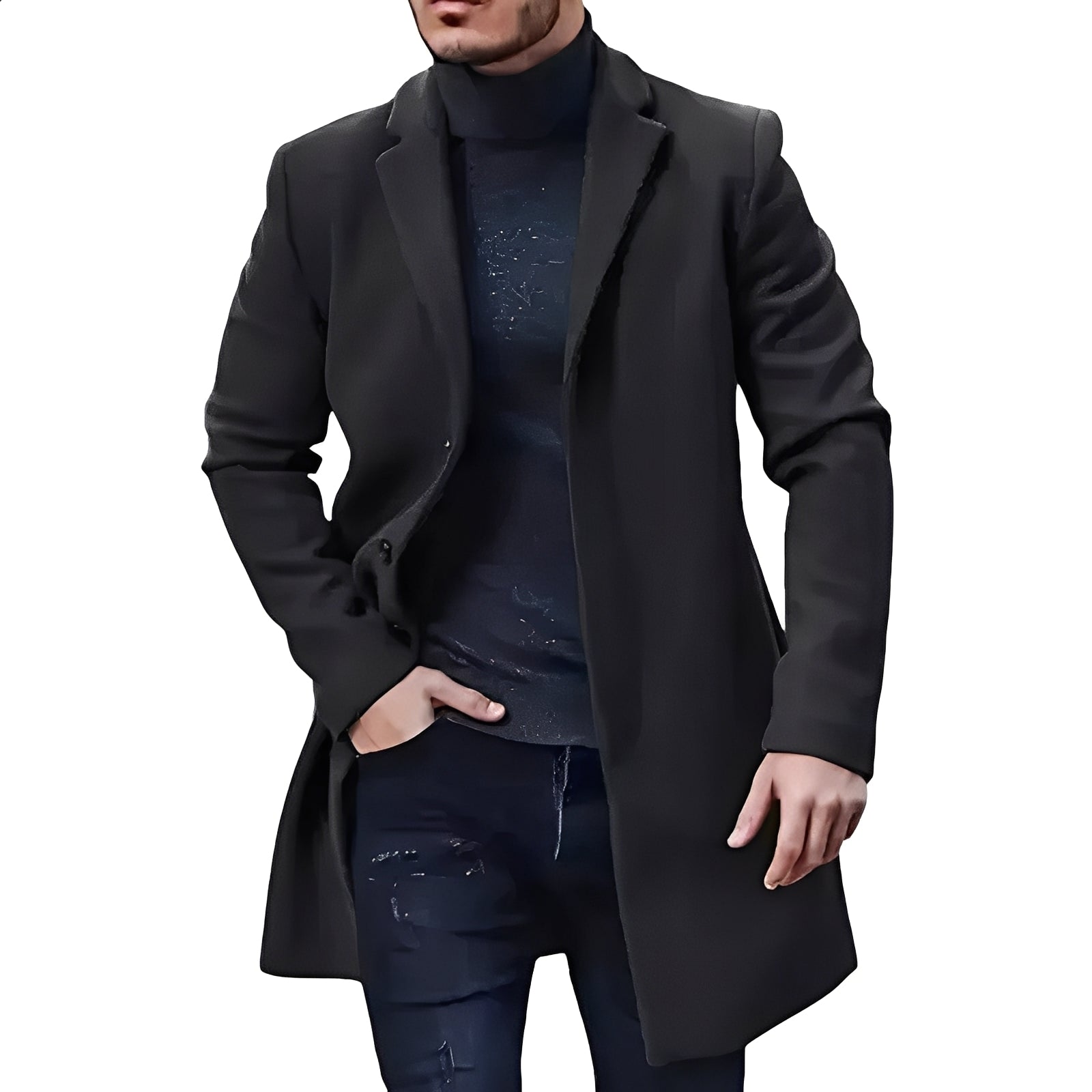 Denis - Schicke, tweedähnliche Herrenjacke mittlerer Länge