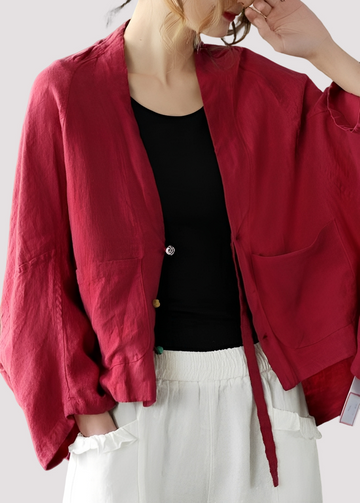 Tilly - Lässiger, weit geschnittener Cardigan mit Taschen für Frauen