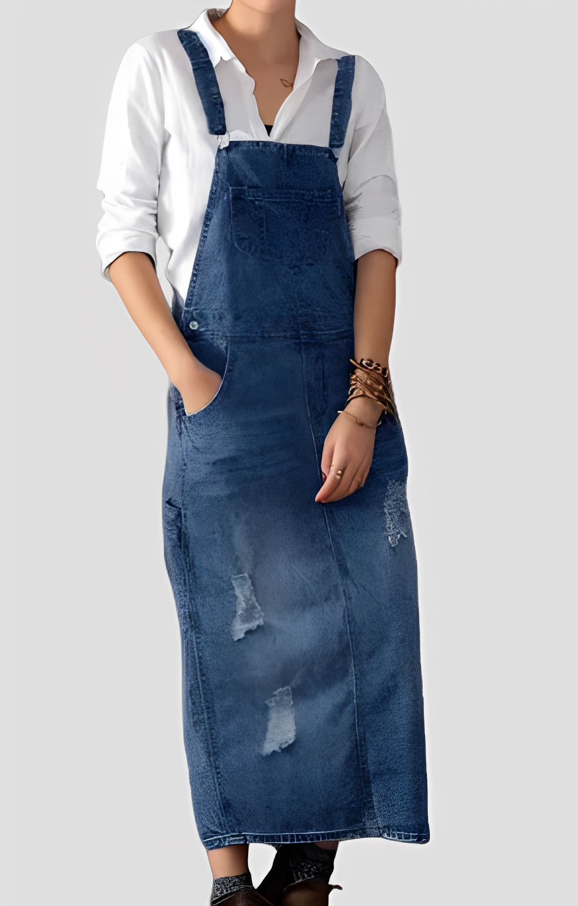 Katya - Eleganter Jeans-Jumpsuit für Frauen
