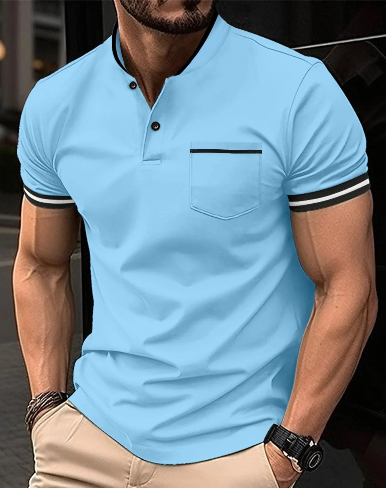 Teodor – Baumwoll-Poloshirt Herren