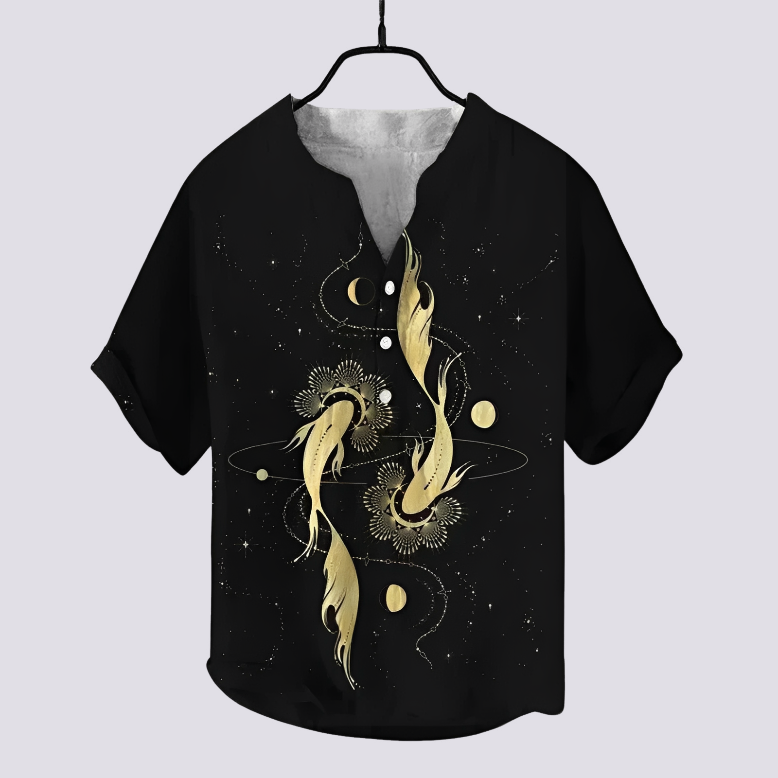 Fiona - Elegantes T-Shirt mit künstlerischem Druck für Frauen