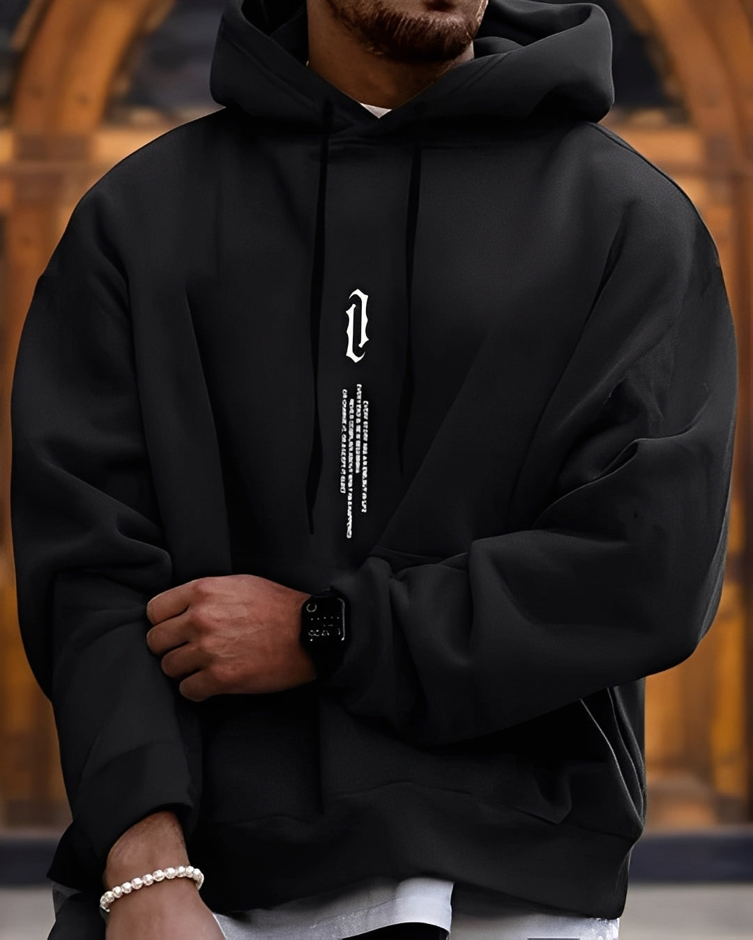 Beckham - Modischer Männer-Hoodie mit Print