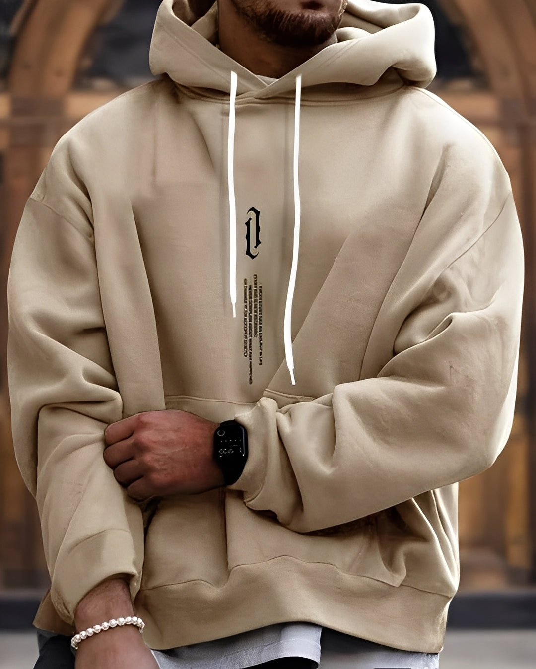 Beckham - Modischer Männer-Hoodie mit Print