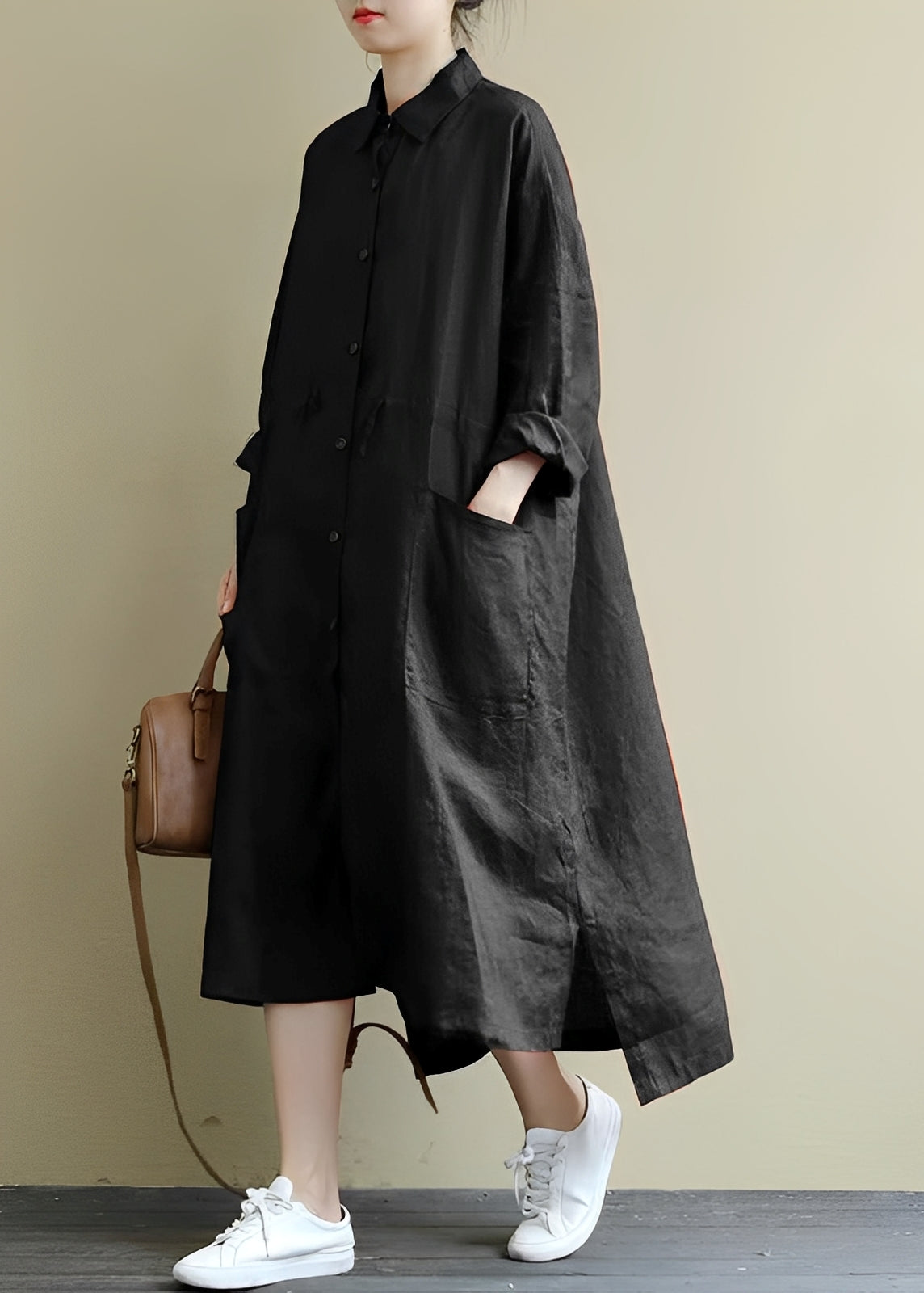 Monica - Lässiges Hemdblusenkleid für Frauen