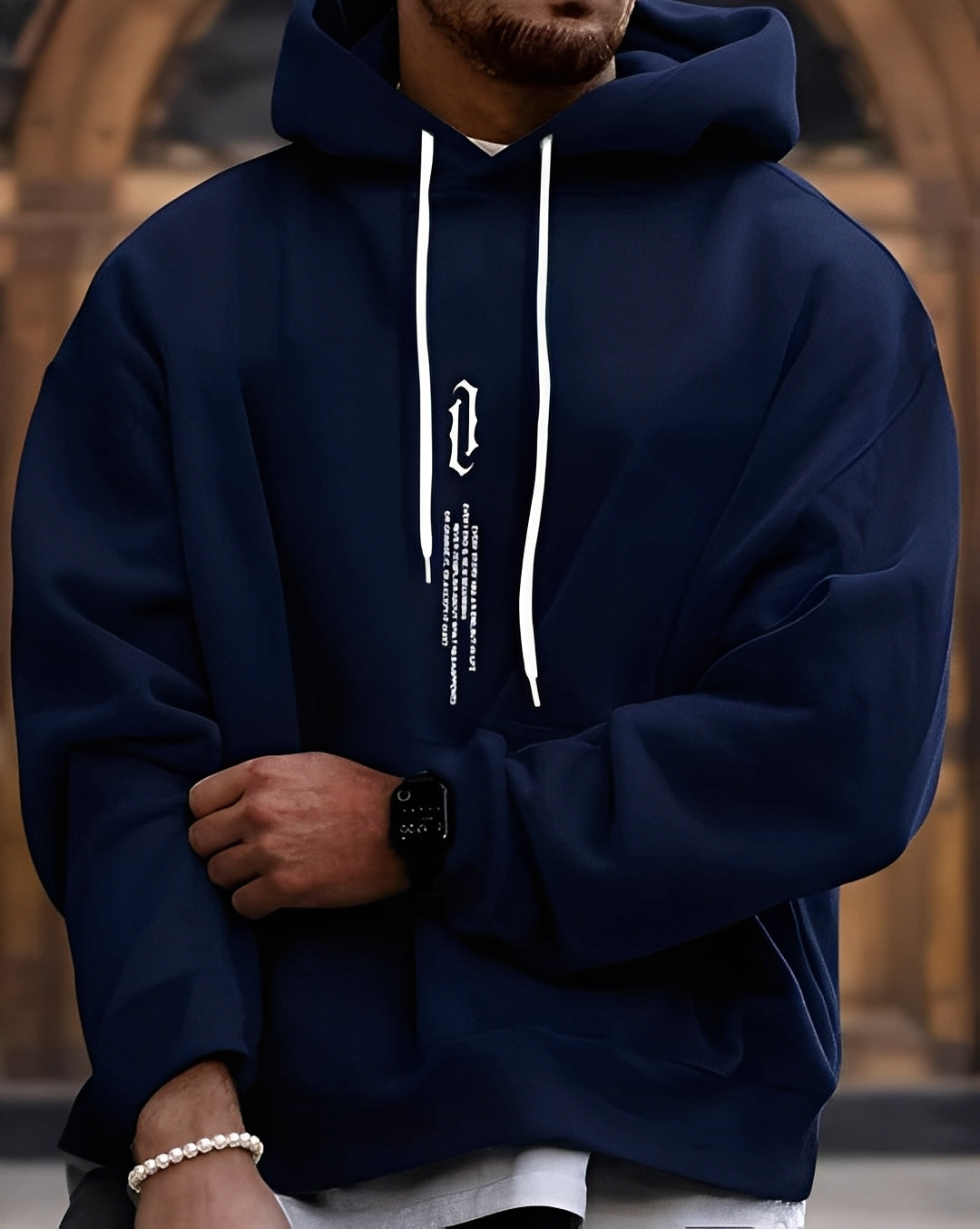 Beckham - Modischer Männer-Hoodie mit Print