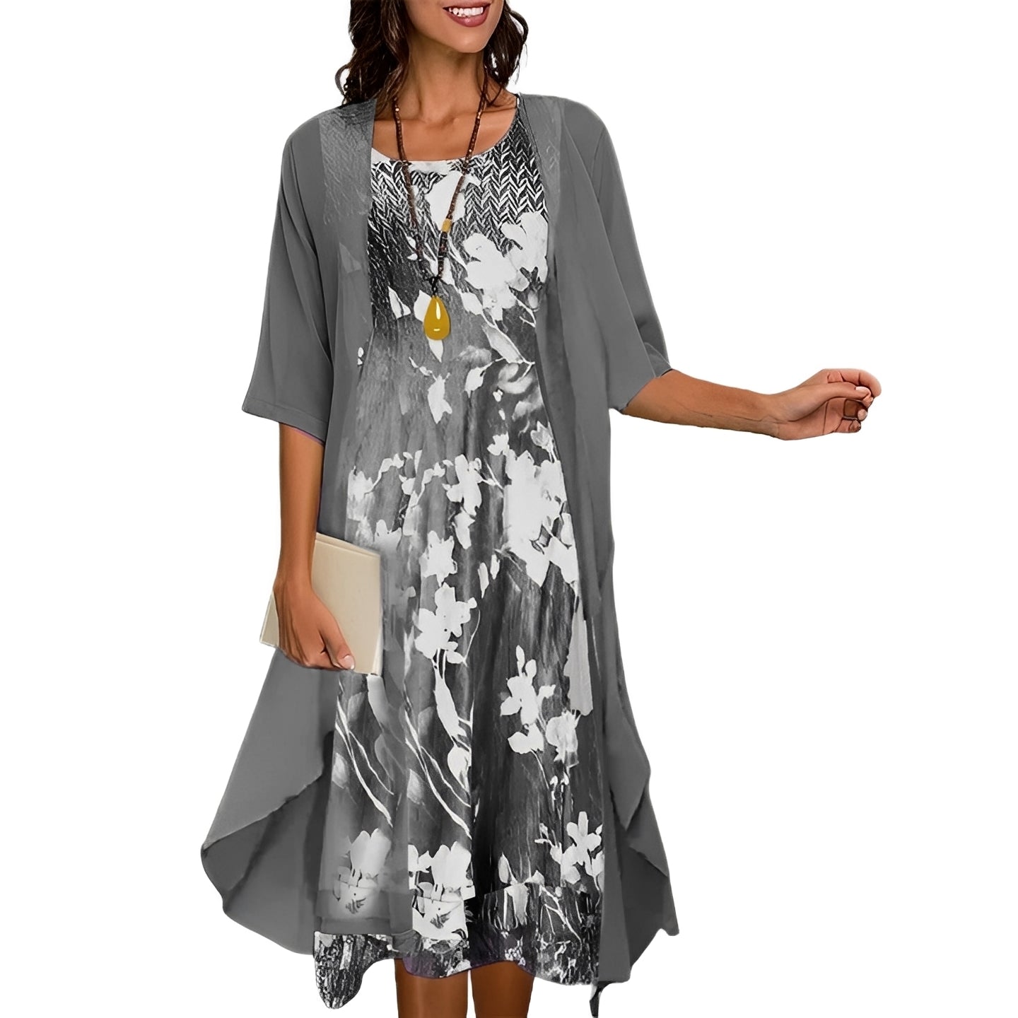 Hennie - Modernes zweiteiliges Damenkleid