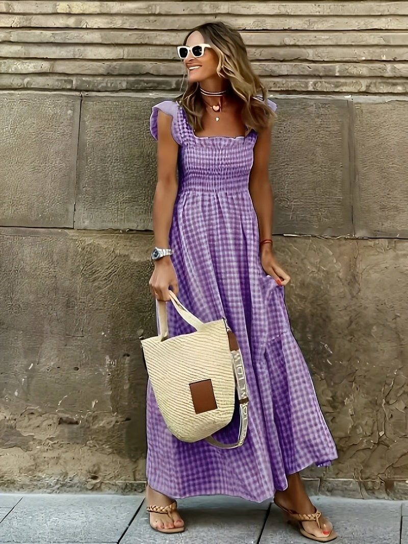 Mollie - Schickes Maxikleid mit Mock-Ausschnitt für Damen