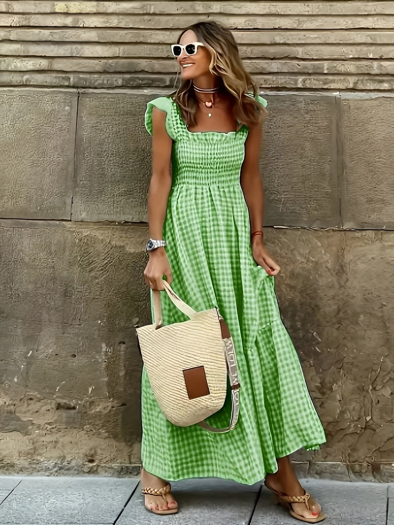 Mollie - Schickes Maxikleid mit Mock-Ausschnitt für Damen