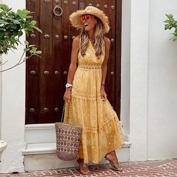 Rhian – Stilvolles Boho-Kleid mit Ibiza-Elementen