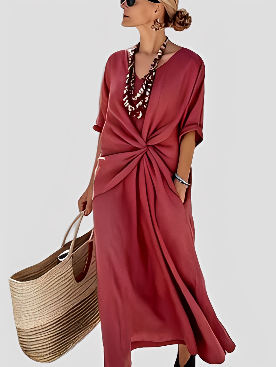 Mabel - Elegantes und weites Maxikleid für Damen