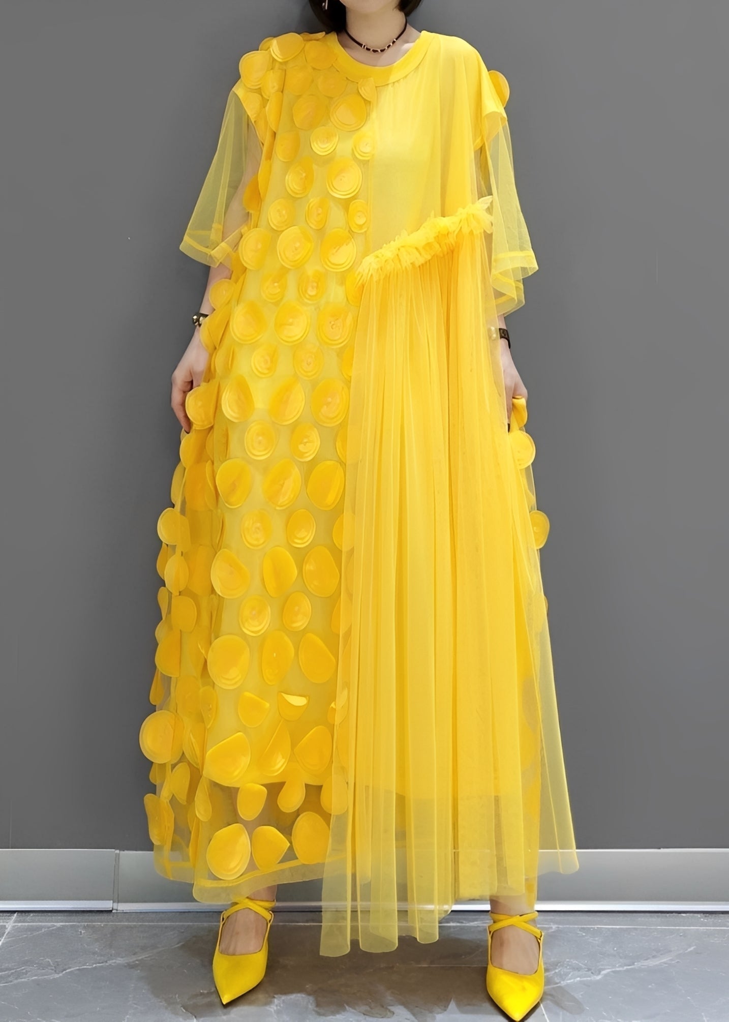 Hanna - Elegantes asymmetrisches Kleid für Frauen