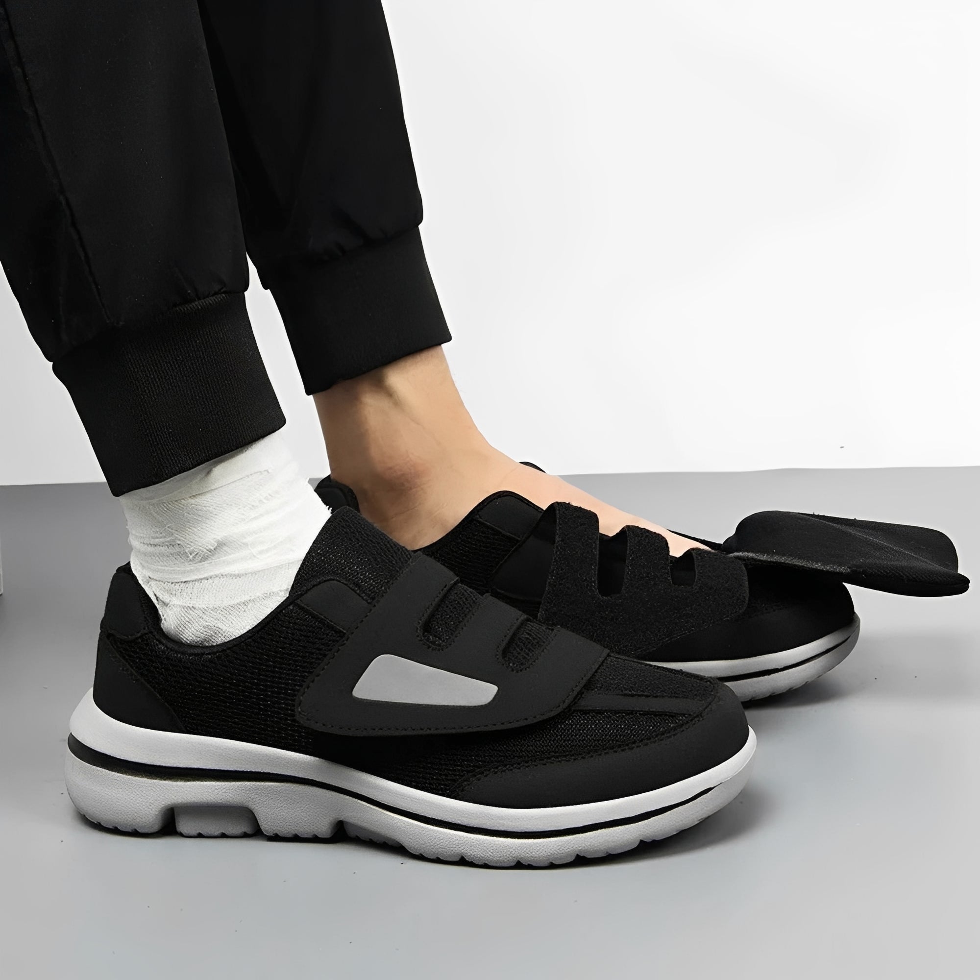 Justin - Elegante Damen-Ballerinas mit weißer Sohle