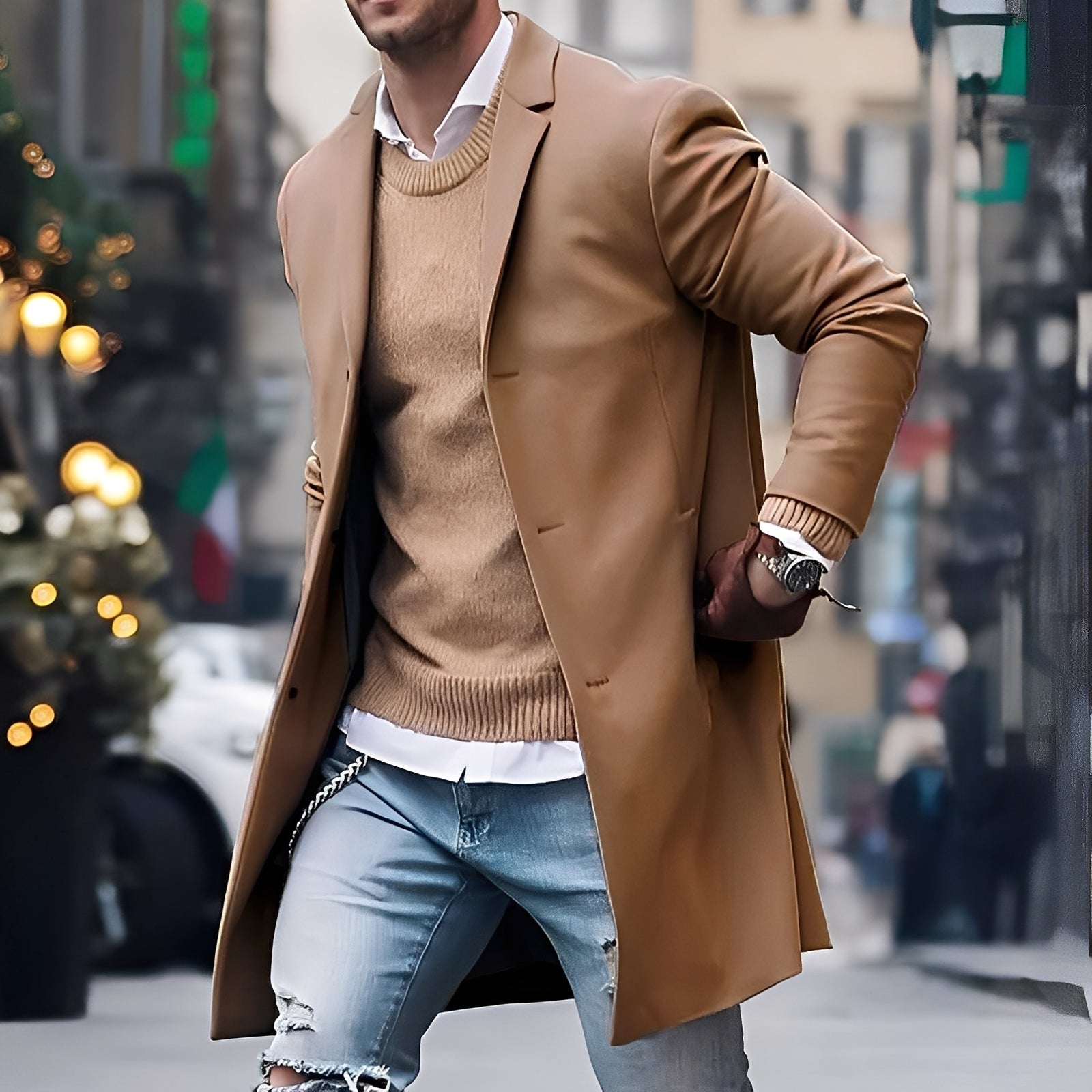 Kenyon - Stilvoller Herren-Trenchcoat mit Knöpfen