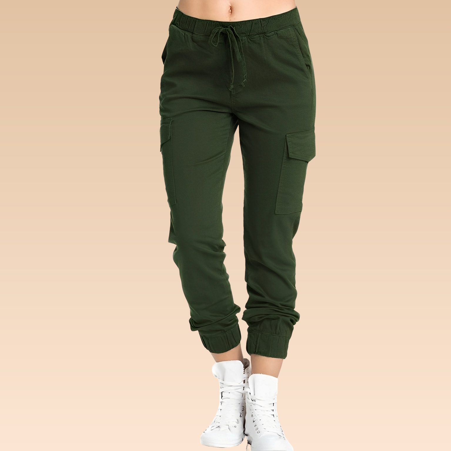 Zendi – Stilvolle und figurbetonte Cargo-Hose
