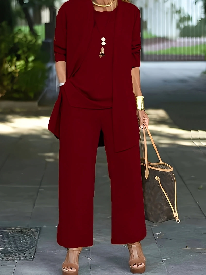 Patricia - Lässiges dreiteiliges Set für Damen