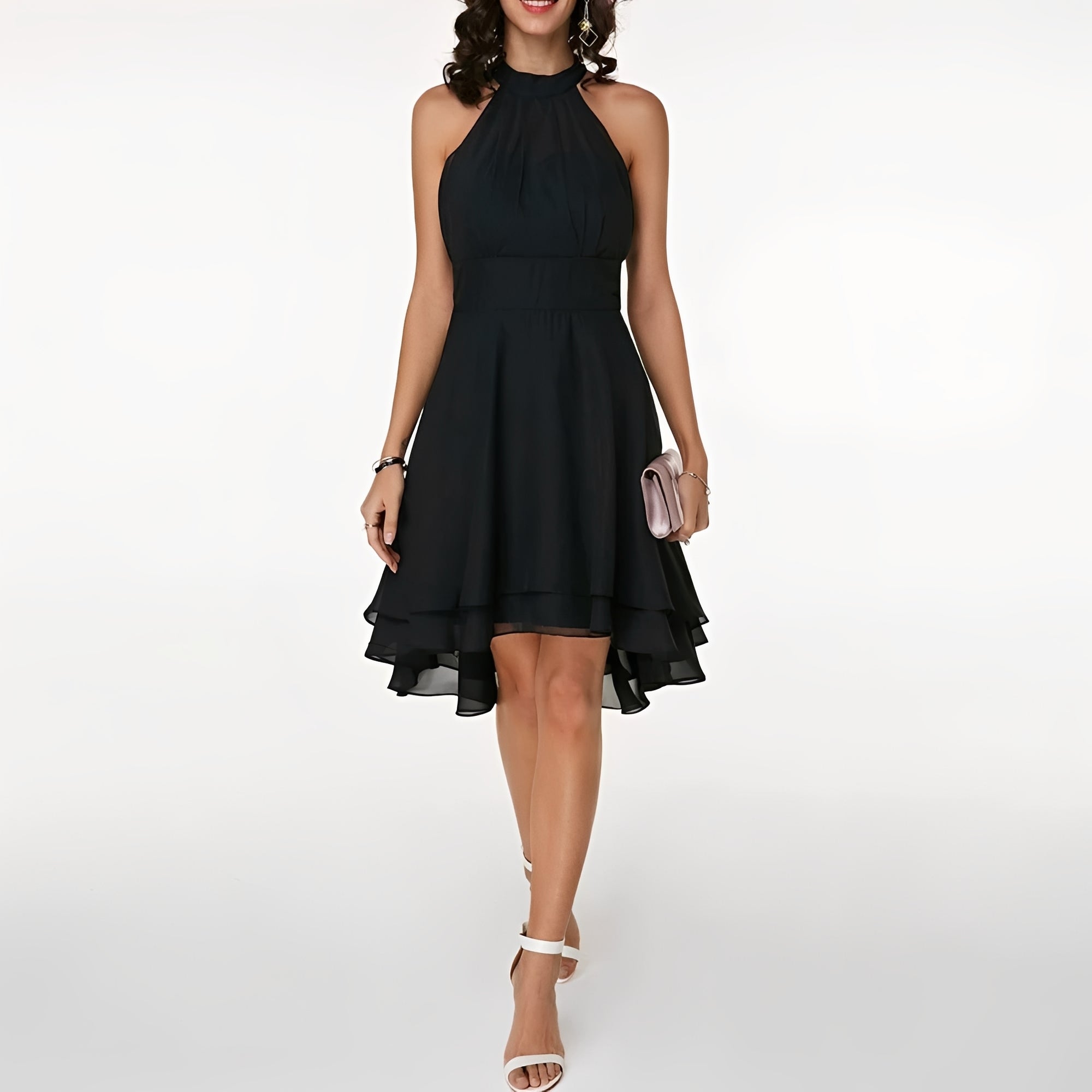 Rachel - Schickes Neckholder-Midikleid für Damen