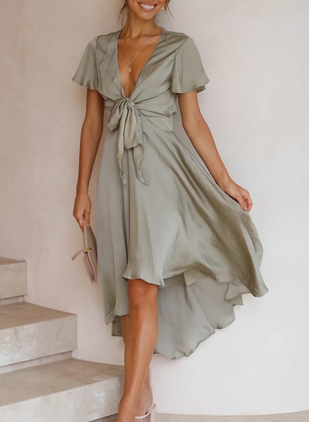 Ellia - Schickes und asymmetrisches Kleid für Frauen