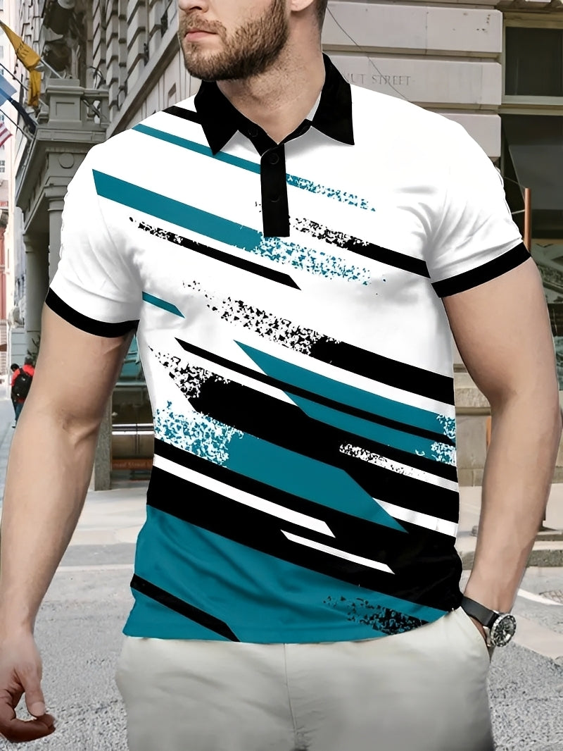 Aaron - Raffiniertes Polo mit Muster für Männer