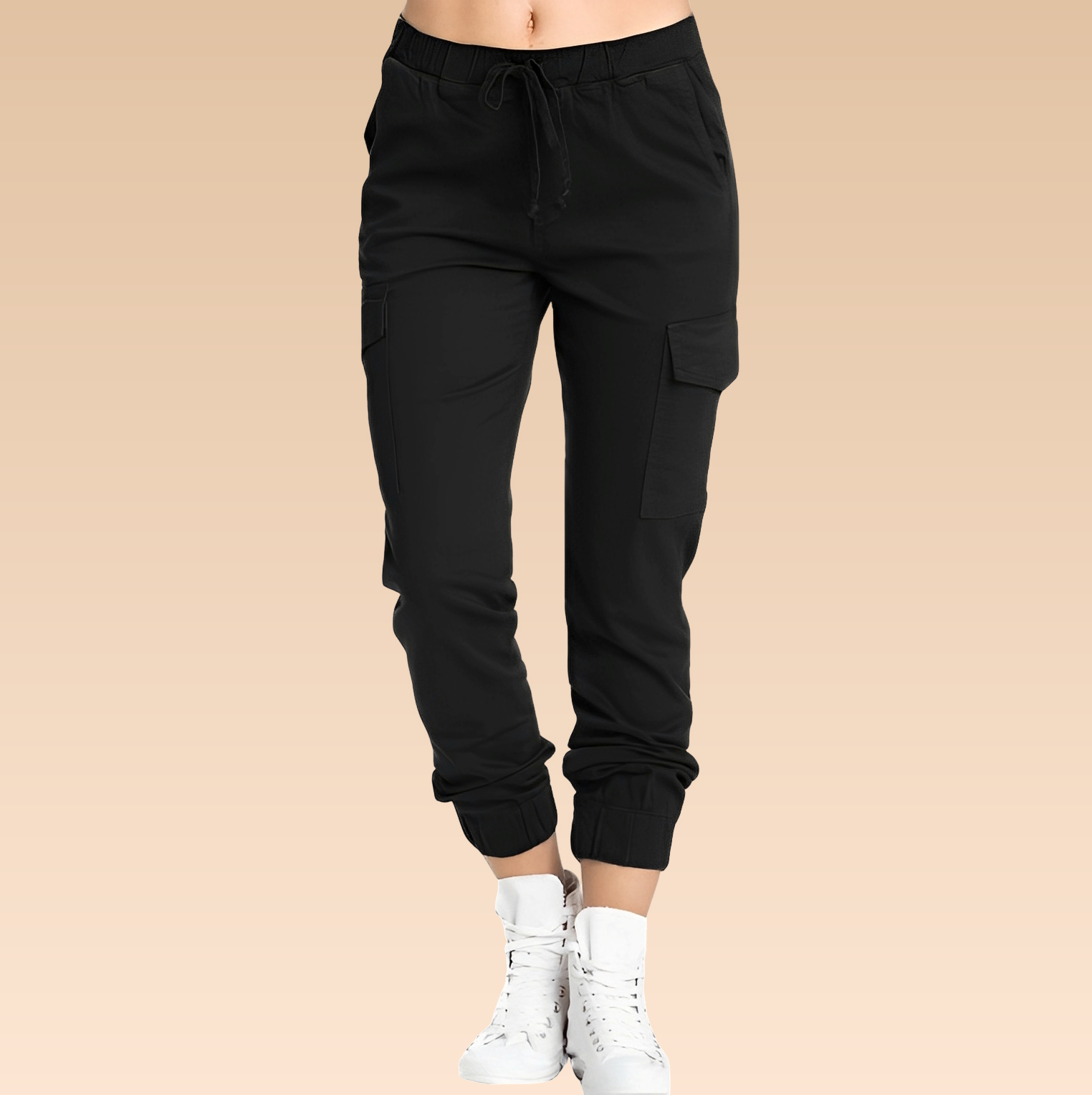 Zendi – Stilvolle und figurbetonte Cargo-Hose