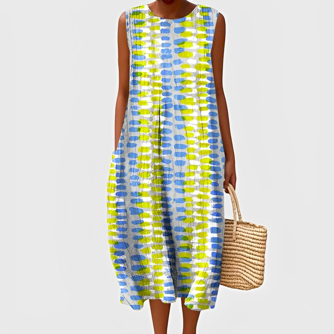 Karen - Elegantes ärmelloses Kleid für Frauen