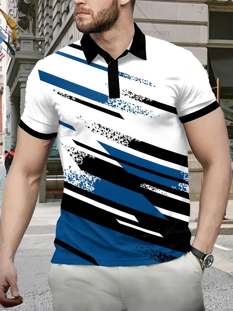 Aaron - Raffiniertes Polo mit Muster für Männer