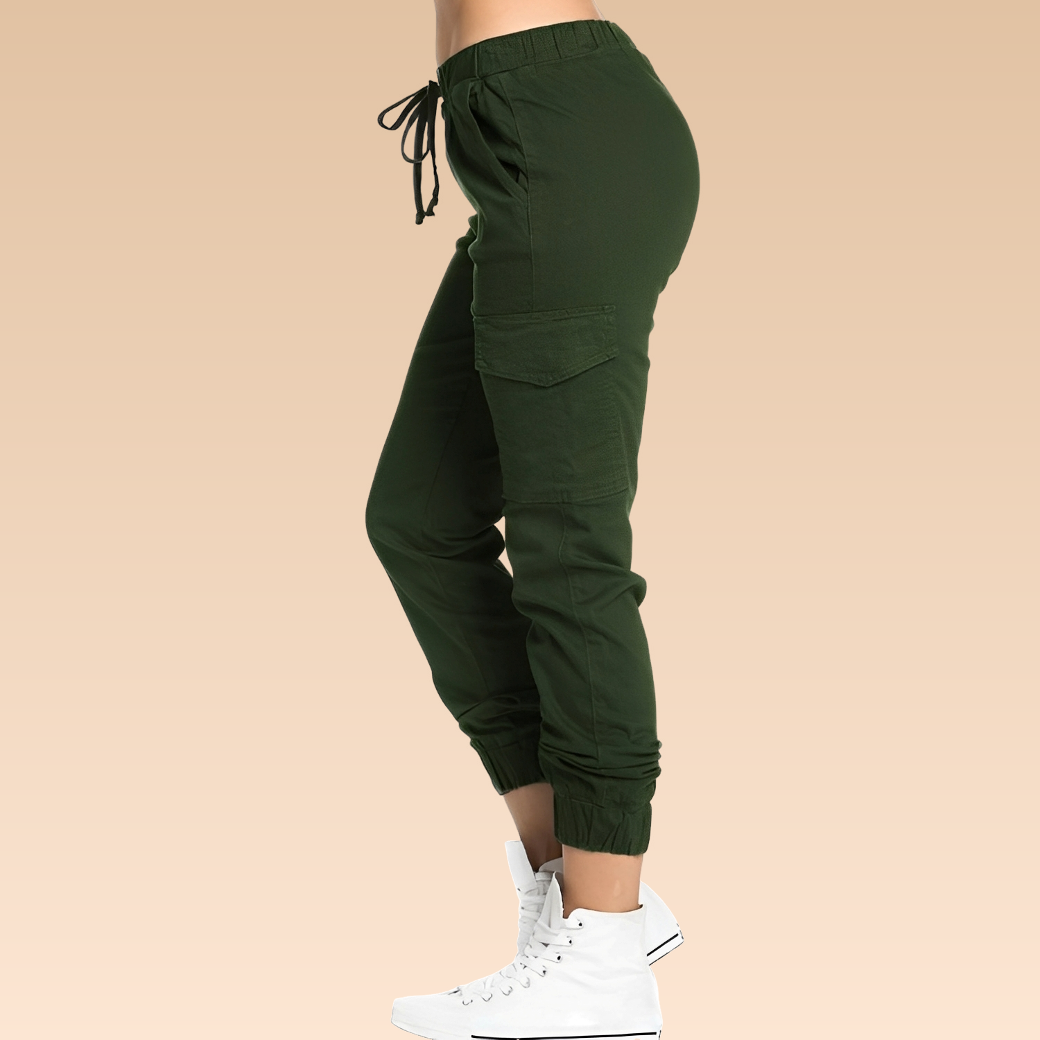 Zendi – Stilvolle und figurbetonte Cargo-Hose