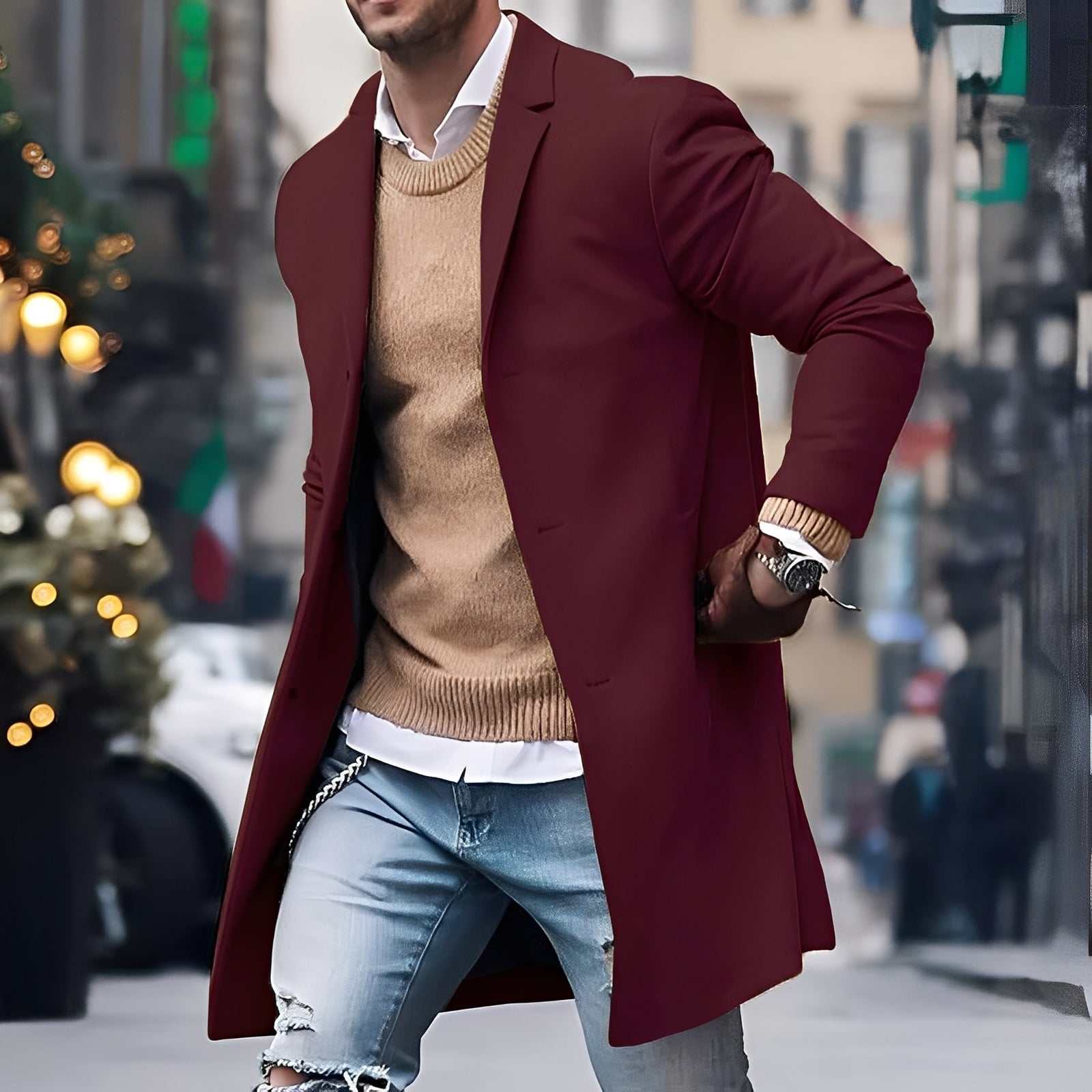 Kenyon - Stilvoller Herren-Trenchcoat mit Knöpfen