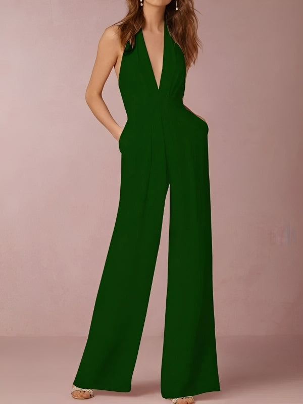 Katie - Eleganter Jumpsuit für Damen mit weitem Bein