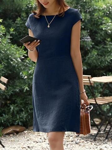 Karly - Damen-Sommerkleid mit kurzen Ärmeln