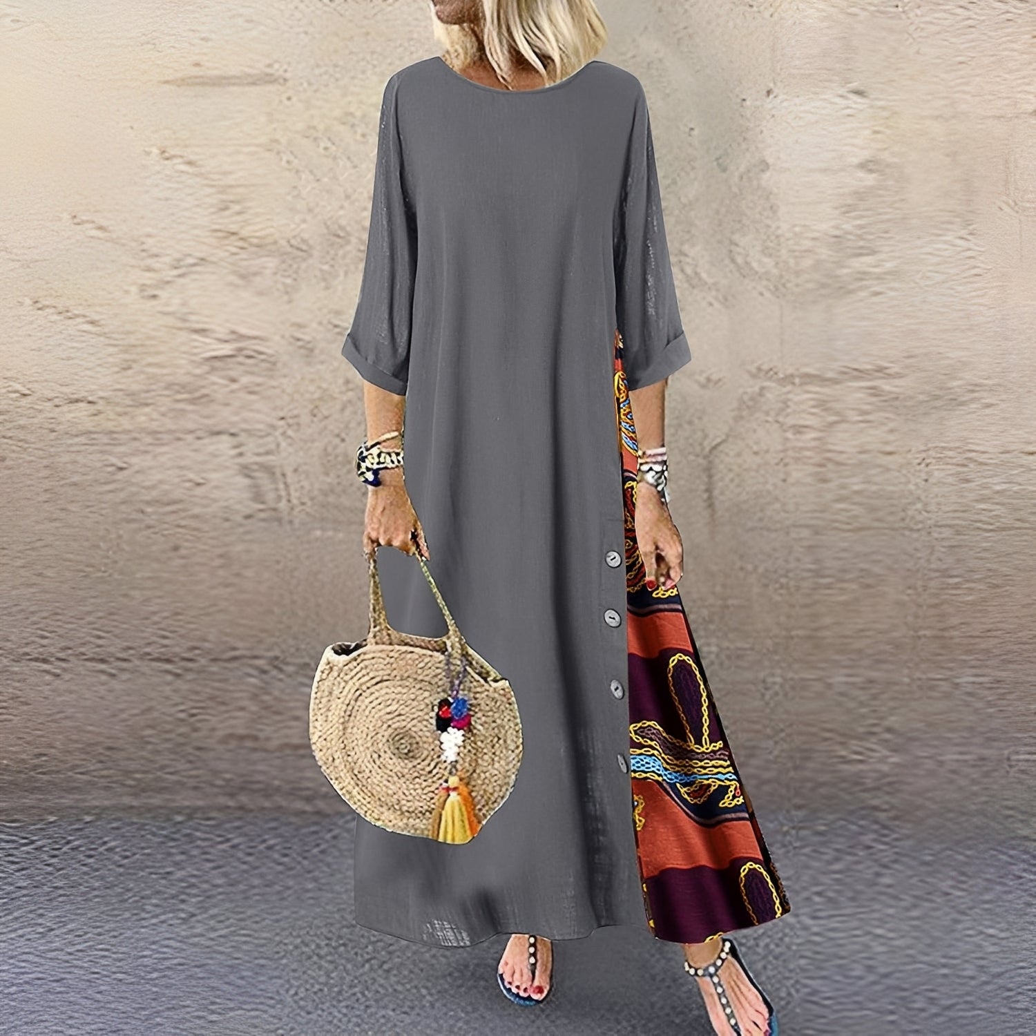 Abby - Klassisches Damen-Blumenkleid