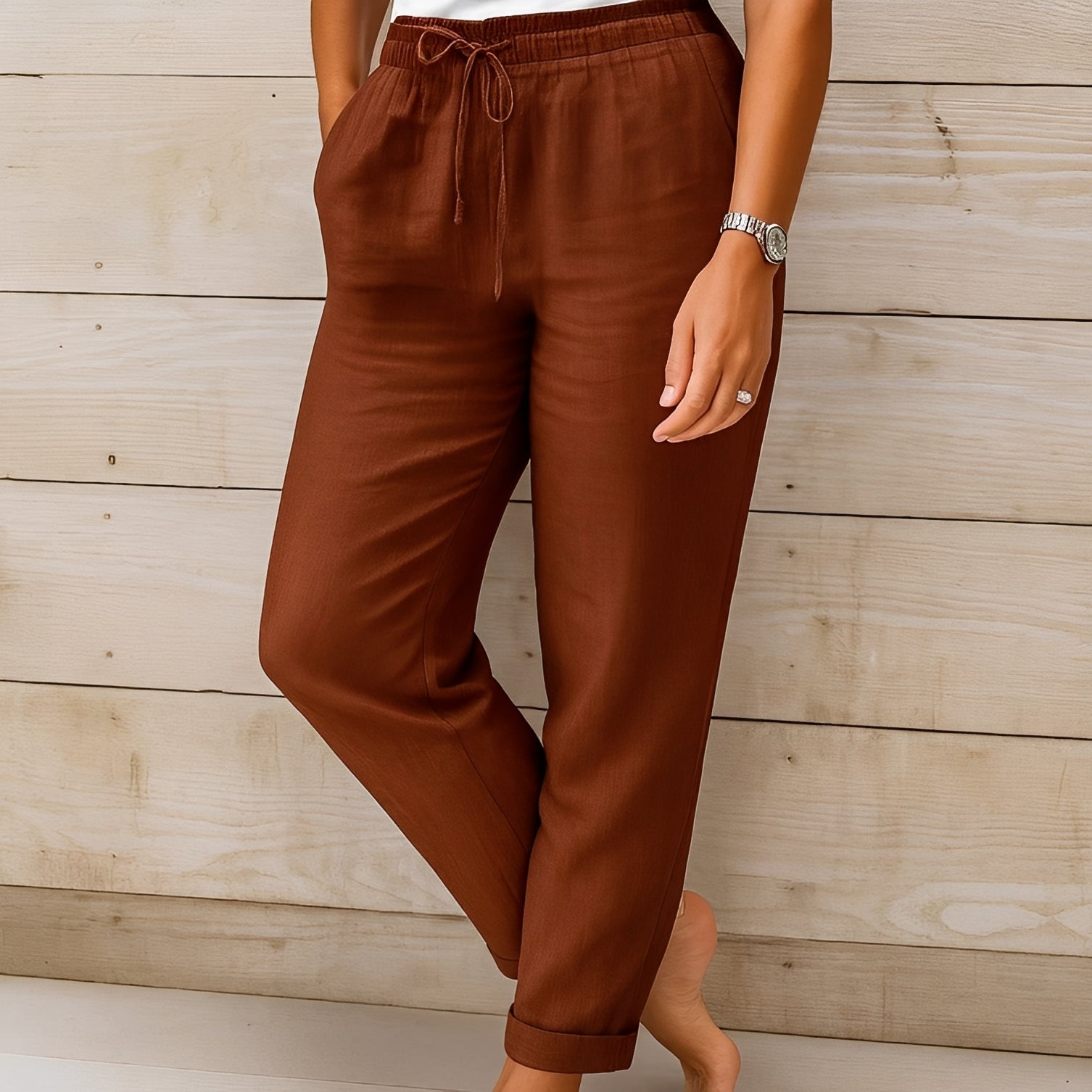 Jasmin - Damenhose mit hoher Taille und Komfort