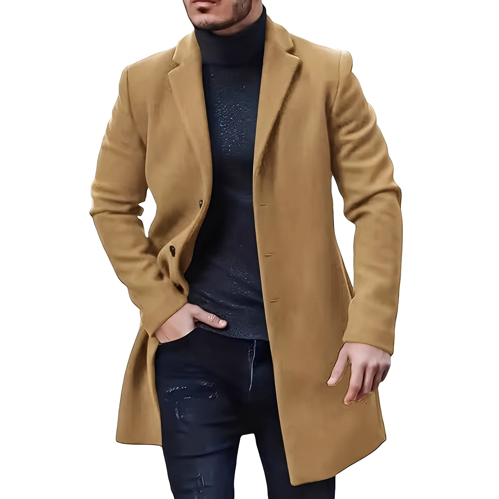 Denis - Schicke, tweedähnliche Herrenjacke mittlerer Länge