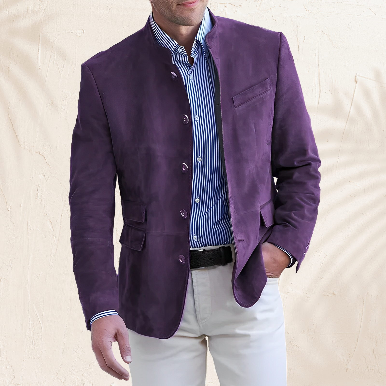 Philip – Herren-Herbstjacke mit Knöpfen