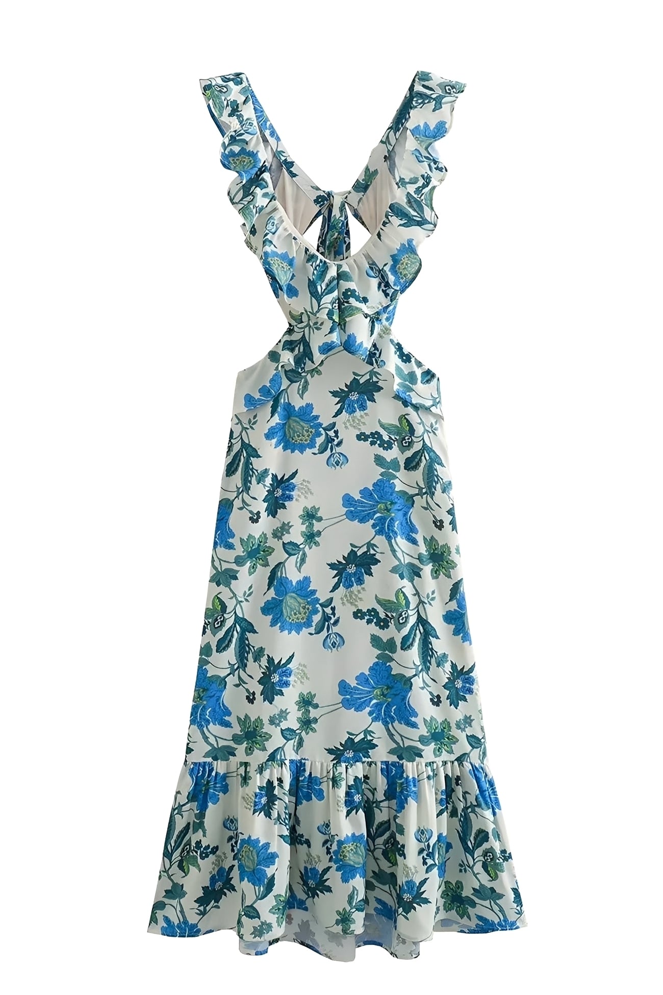 Sasha - Elegantes rückenfreies Damen-Maxikleid