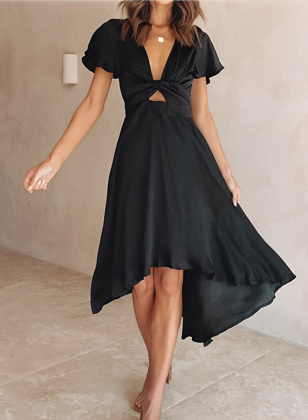Ellia - Schickes und asymmetrisches Kleid für Frauen