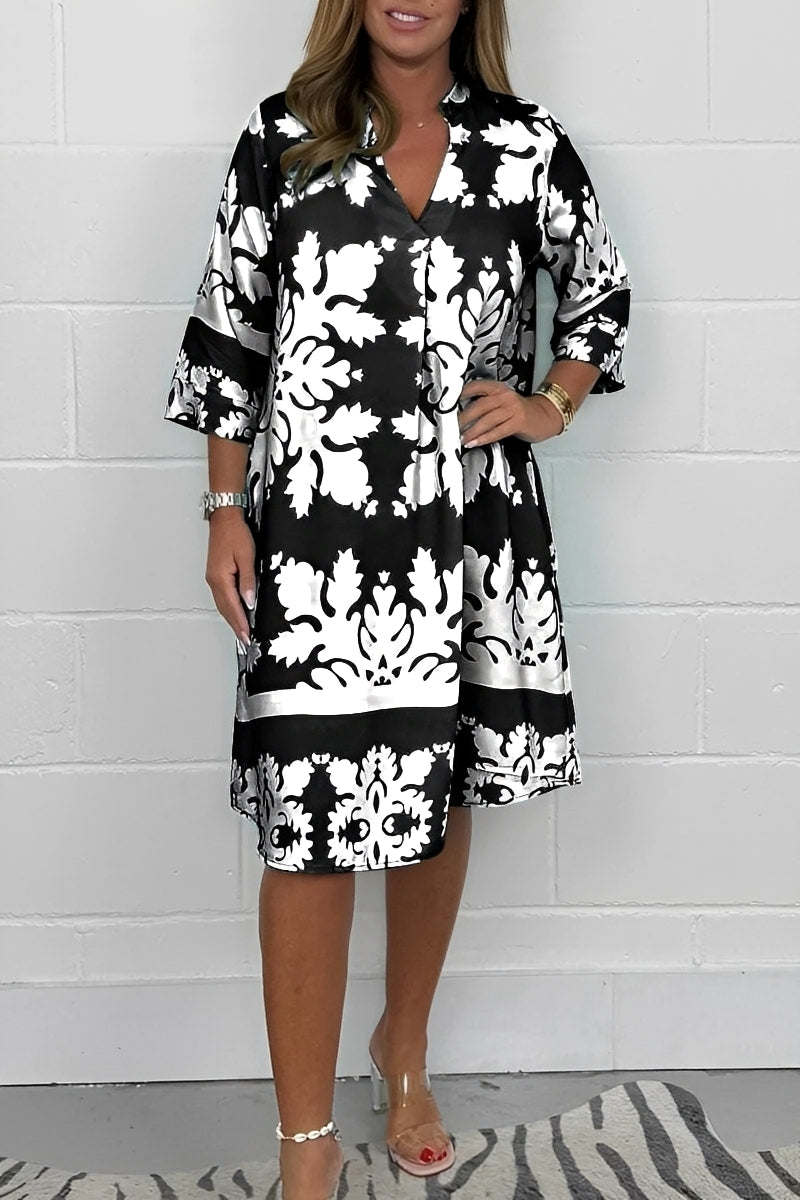 Tanya - Elegantes und weites Kleid für Damen