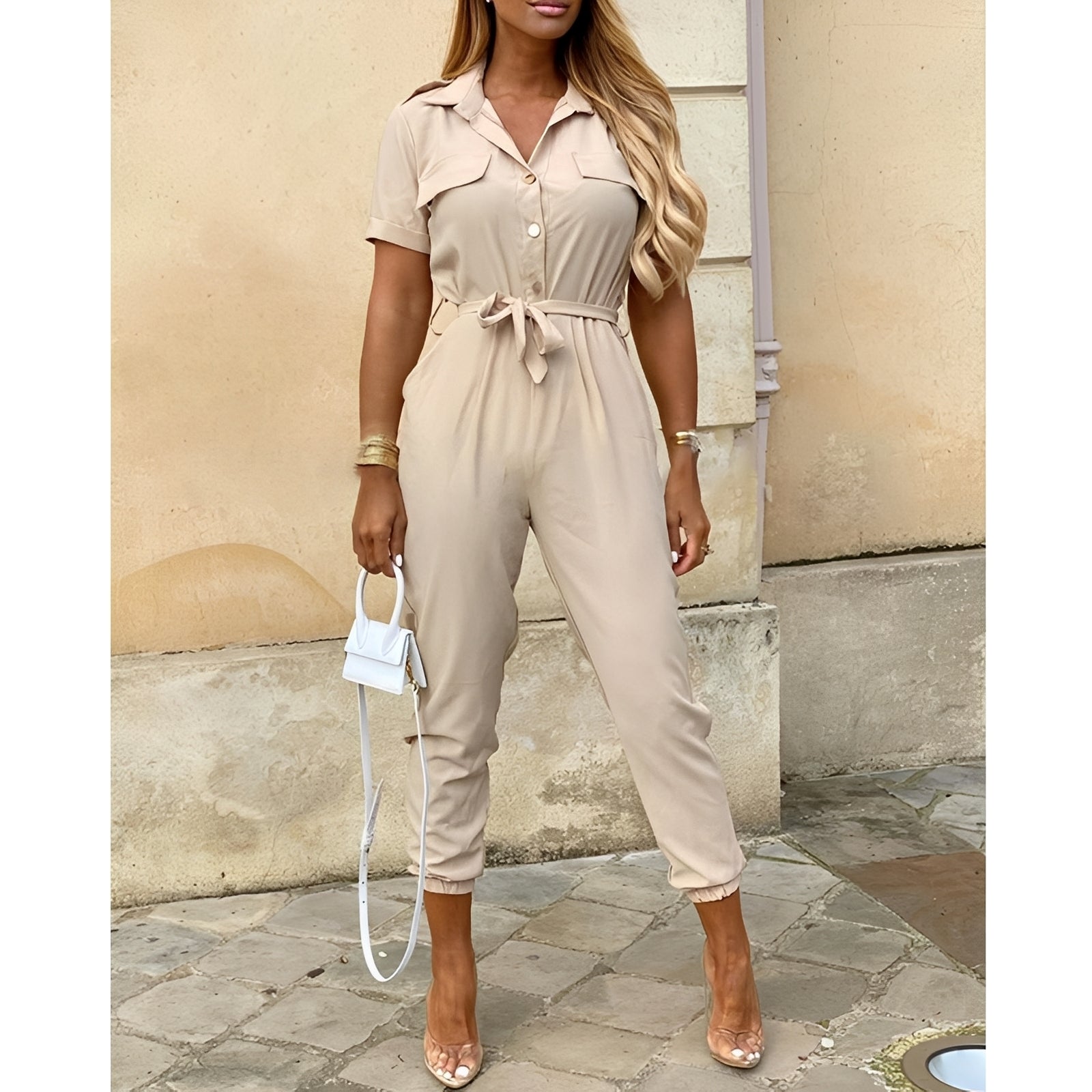 Cecilia – Eleganter taillierter Jumpsuit