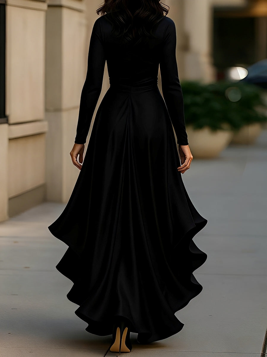 Lucie – Stilvolles Kleid mit V-Ausschnitt