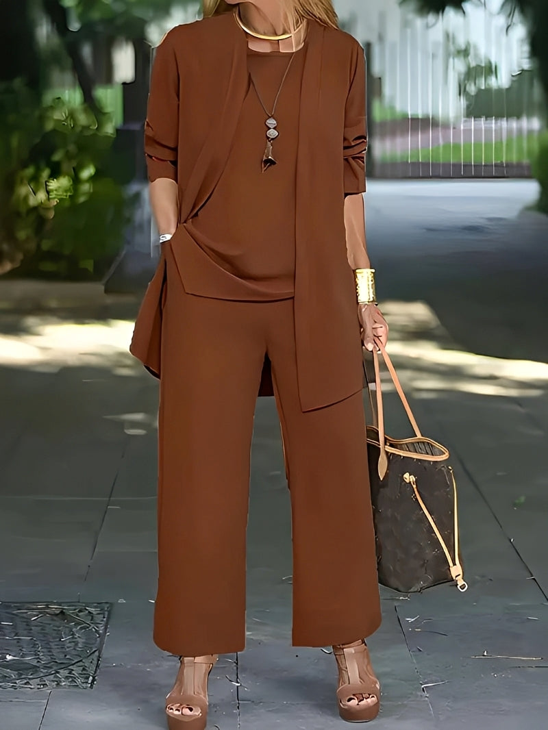 Patricia - Lässiges dreiteiliges Set für Damen