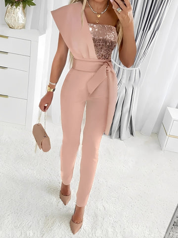 Diana - Zeitgemäßer Glitzer-Jumpsuit für Damen