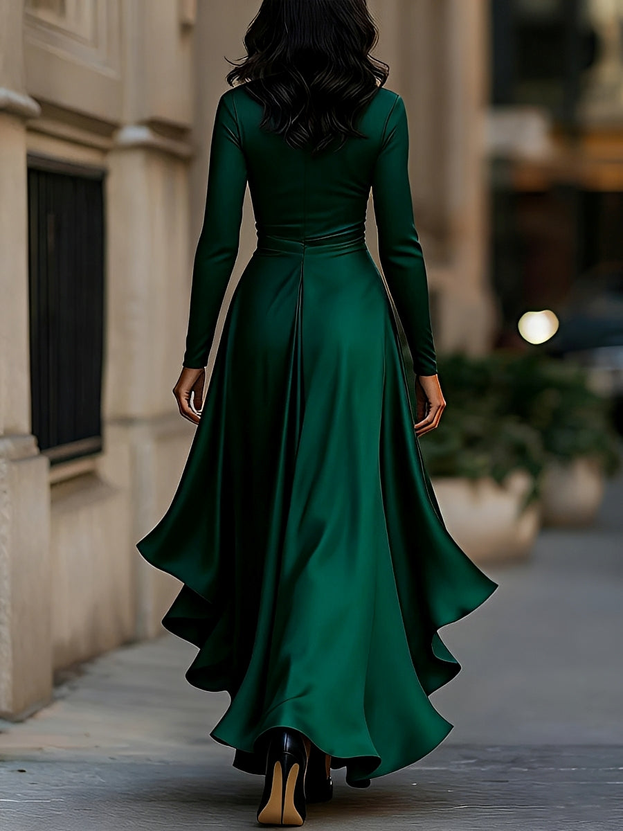 Lucie – Stilvolles Kleid mit V-Ausschnitt