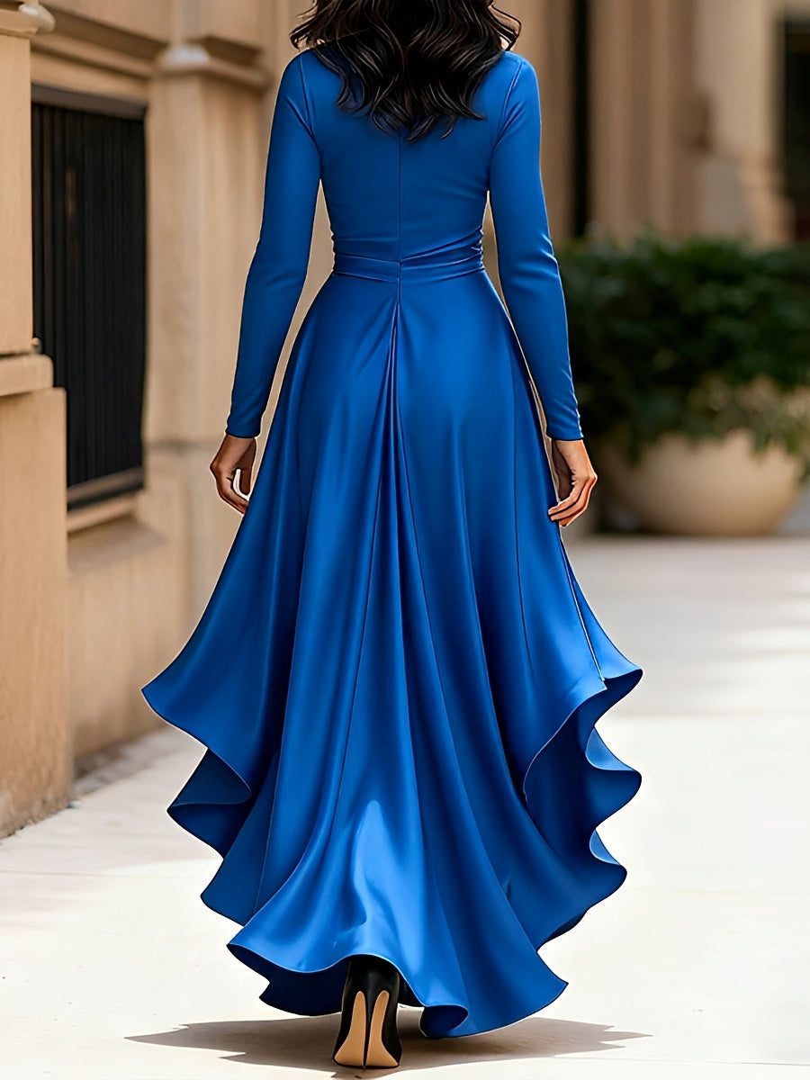 Lucie – Stilvolles Kleid mit V-Ausschnitt