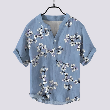 Fiona - Elegantes T-Shirt mit künstlerischem Druck für Frauen