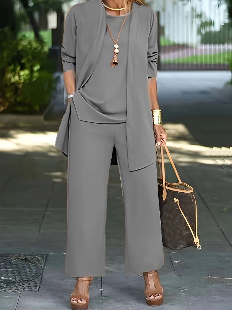 Patricia - Lässiges dreiteiliges Set für Damen