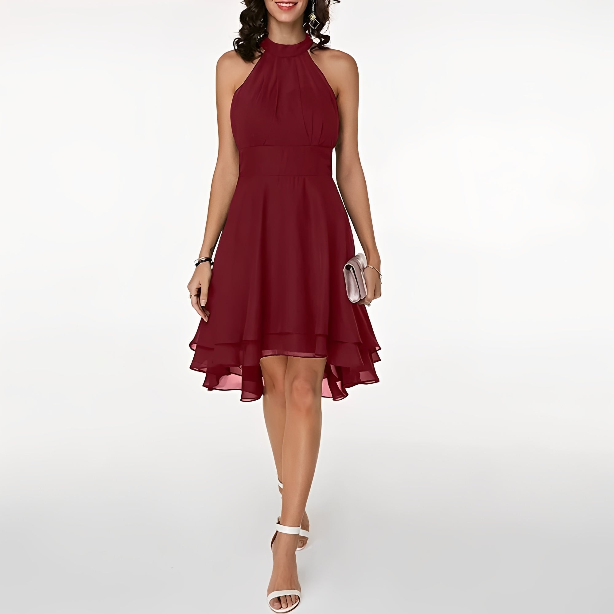 Rachel - Schickes Neckholder-Midikleid für Damen