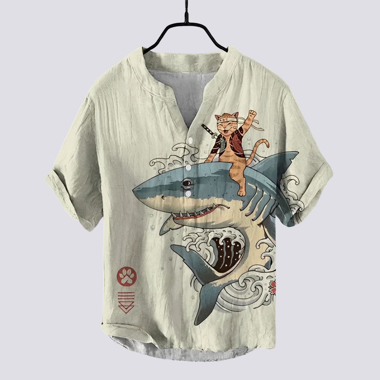 Fiona - Elegantes T-Shirt mit künstlerischem Druck für Frauen