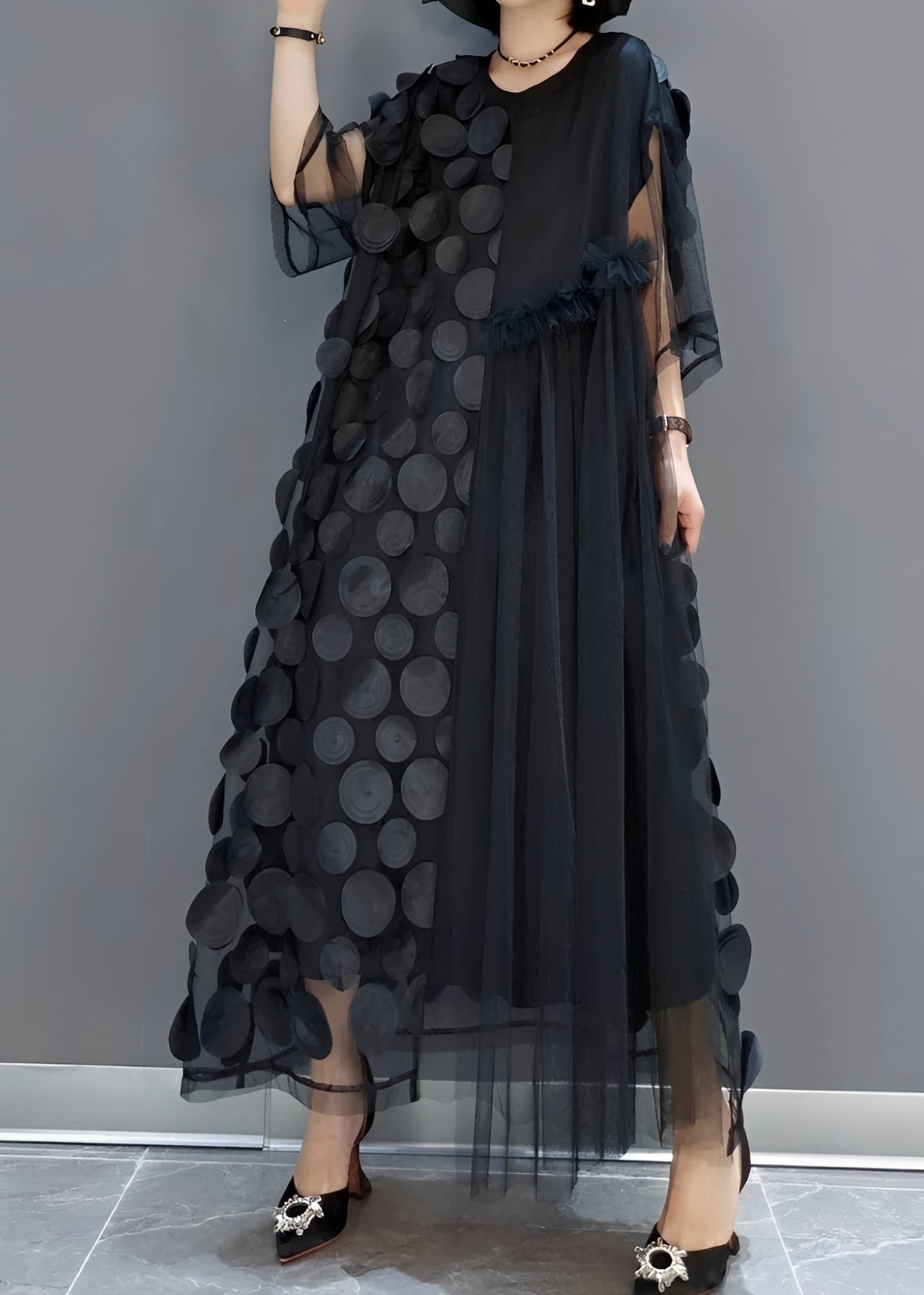 Hanna - Elegantes asymmetrisches Kleid für Frauen