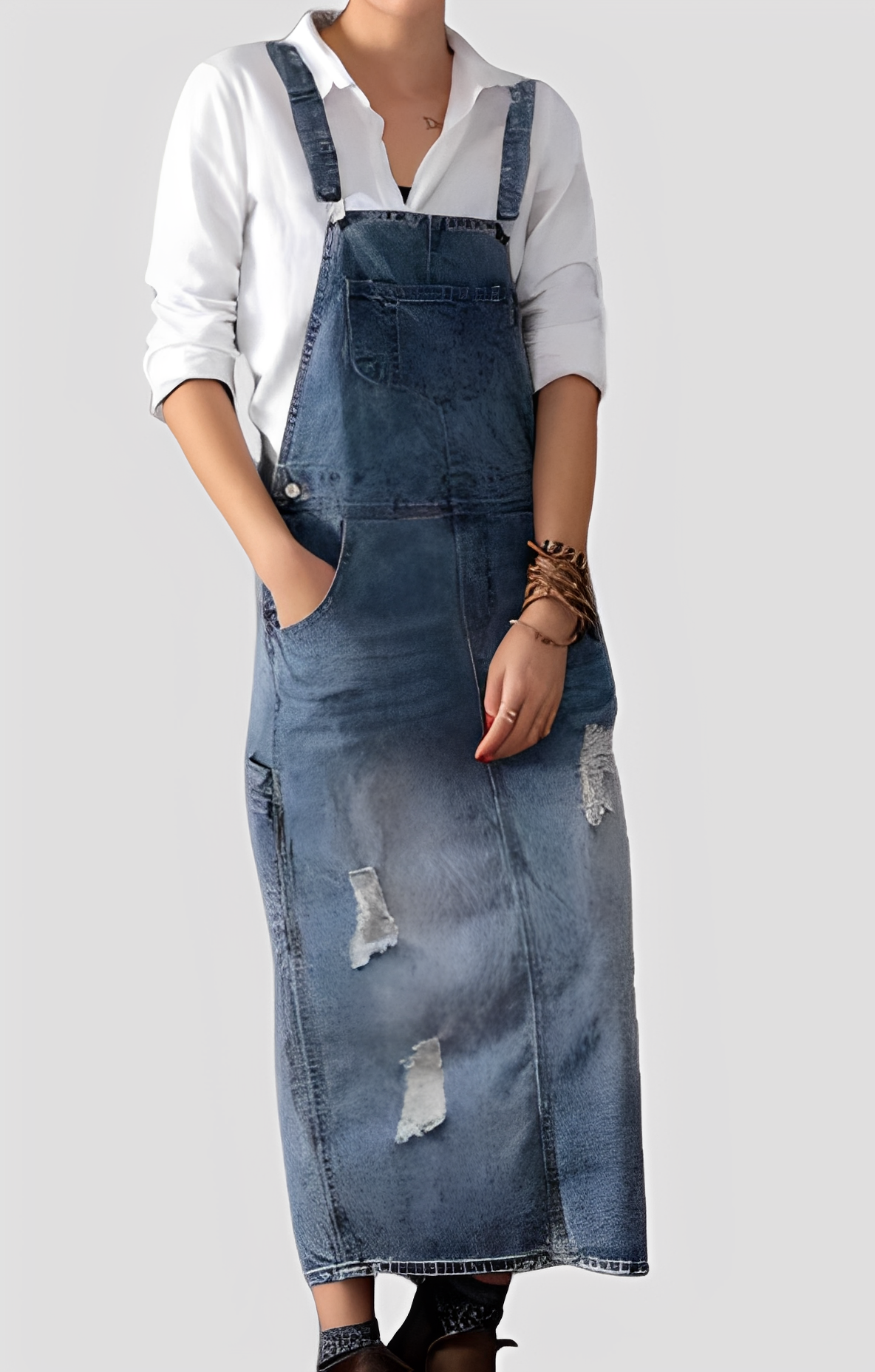 Katya - Eleganter Jeans-Jumpsuit für Frauen