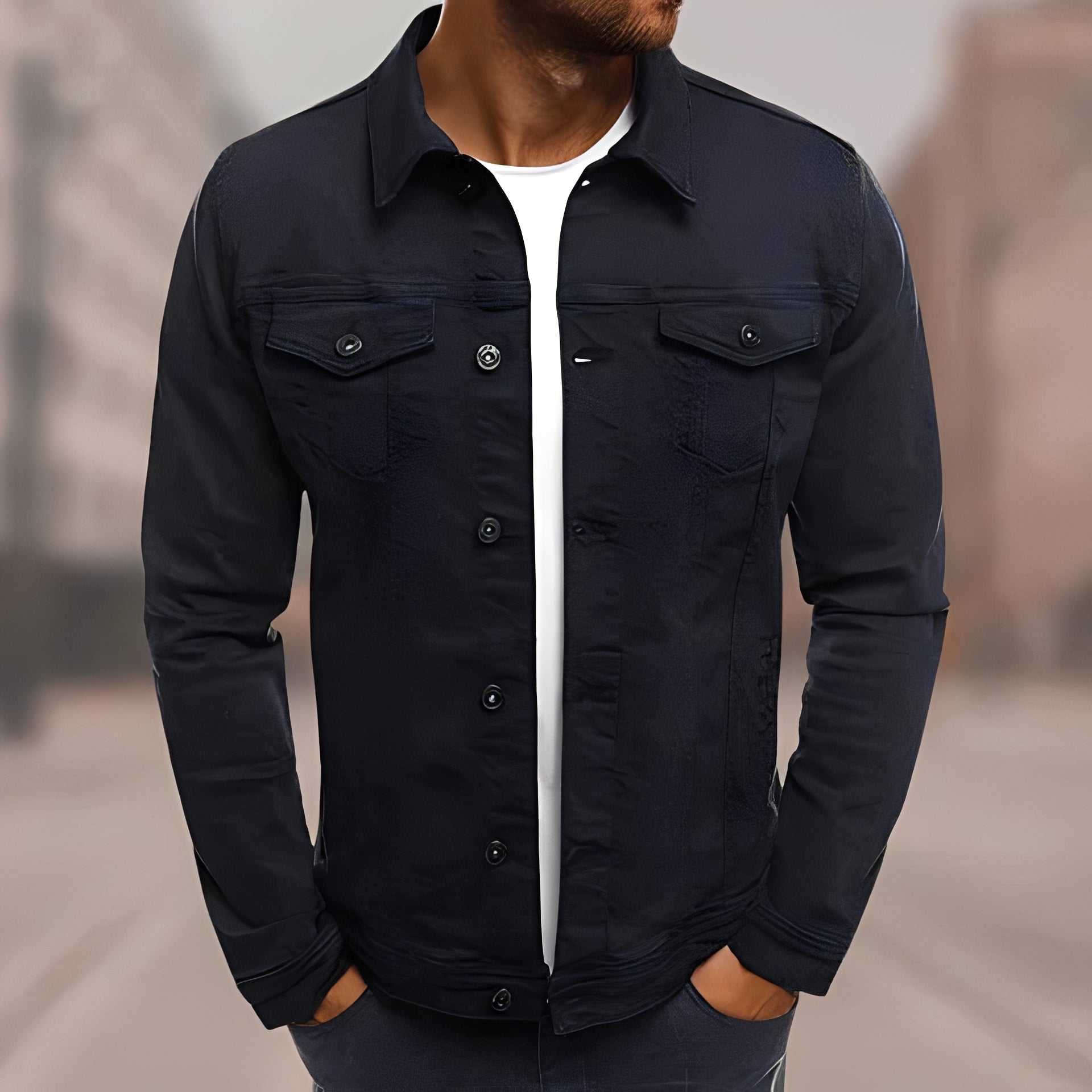 Krix - Komfortable Herren-Denimjacke